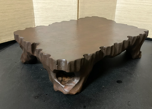 Vintage Wooden Bonsai Display Stand Decorative Table